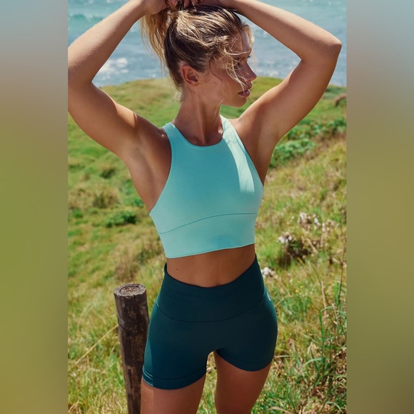 Free People Pants - 15 Free People Movement Good Karma Running Shorts XS/S NEW Green